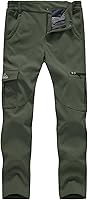 Gopune Women's Waterproof Windproof Fleece-Lined Ski Snow Pants for Hiking & Winter Outdoor Sports