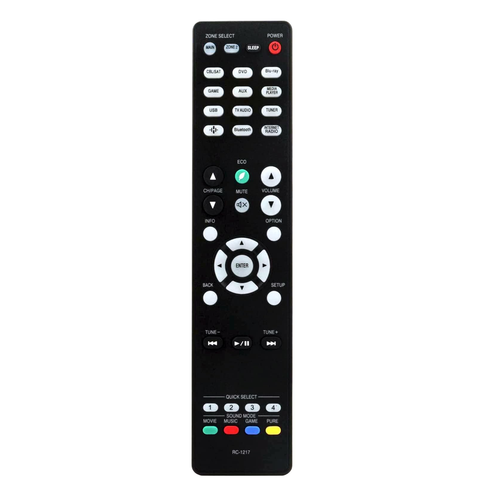 Amazon.co.jp: Beyution RC-1217 交換用リモコン Denon Network AV