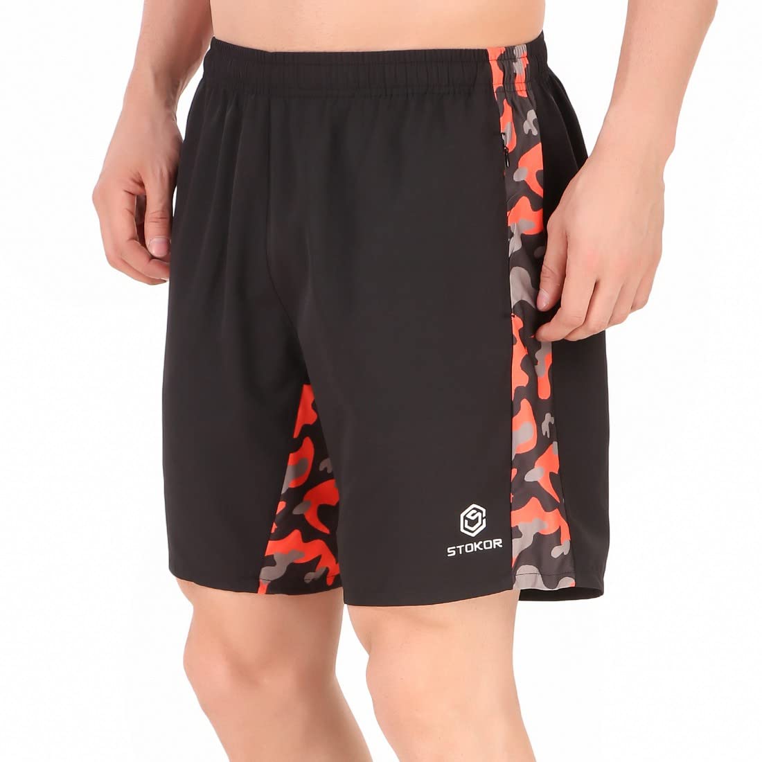 STOKORAthleisure Men's Regular Fit Sports Shorts | Quick Dry Technology