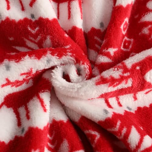 Christmas Pajama Pants Women Flannel Plush Santa Xmas Tree Sleep Pants - image 2