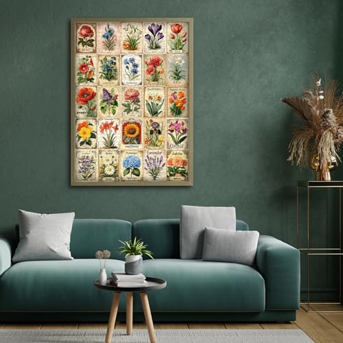 Rompecabezas Floral Vintage Plantas 14+ Anos miniatura 6