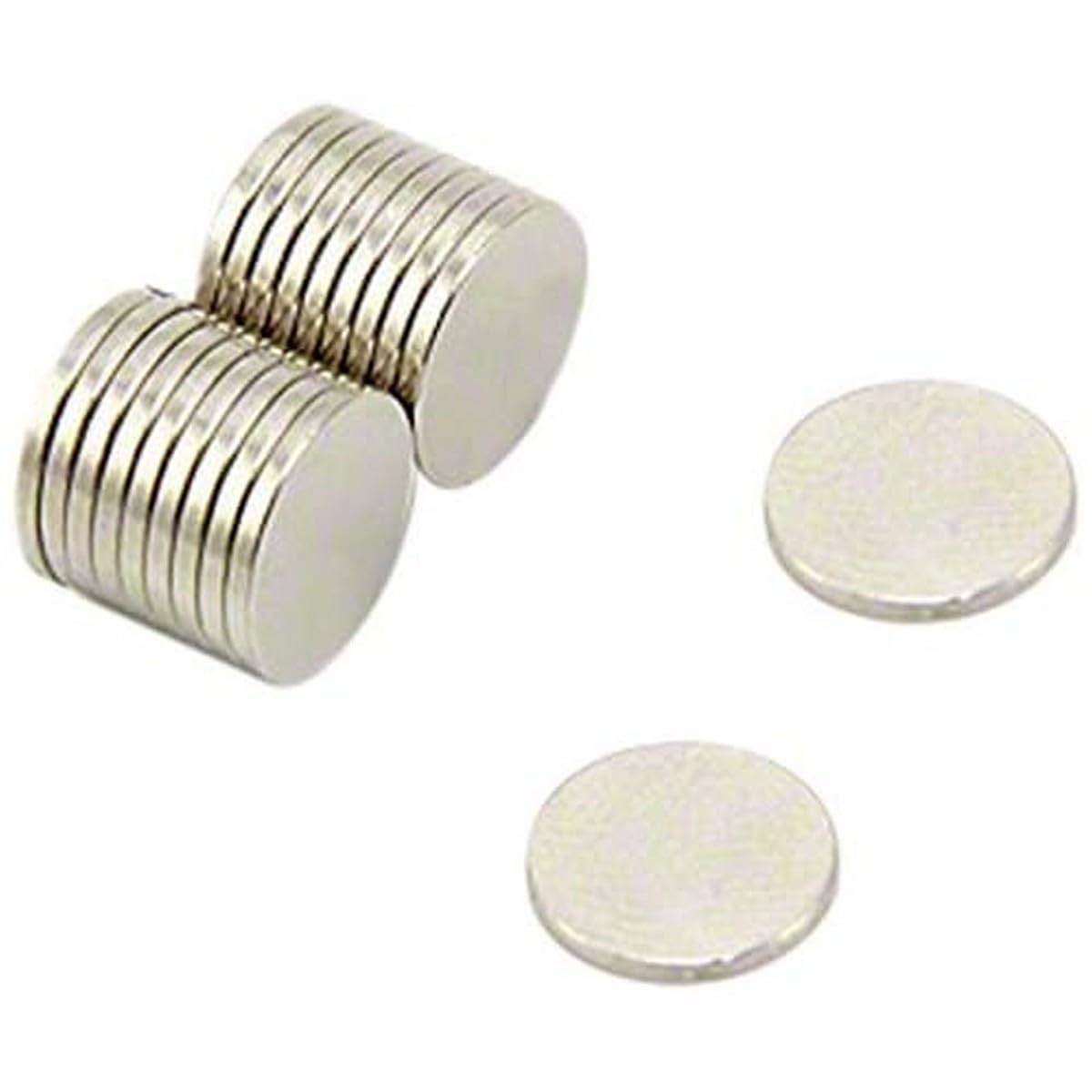 FIRST4MAGNETS Samarium - Cobalt Magnet for Motors, Electric Motors, Turbo Machines and Sensors - 10 mm Diameter x 1 mm Thick - 0.4 kg Pull - Pack of 20