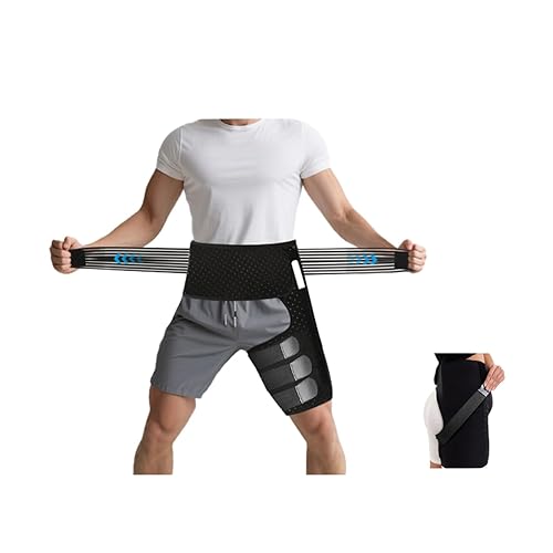 Miniatura 1 de Soporte de cadera para ciática para mujer, manga de compresión de muslo, dispositivo de alivio del dolor de ciática de cadera, manga de compresión