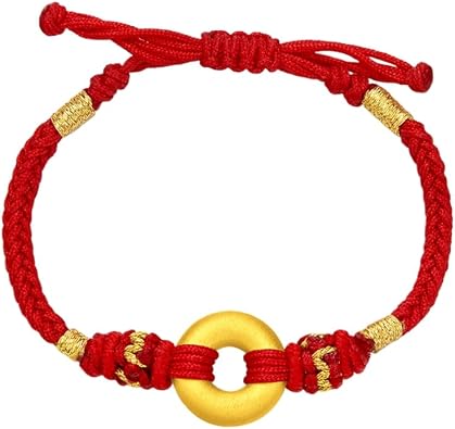 Chow Tai Fook 24K Gold Peace Buckle Bracelet
