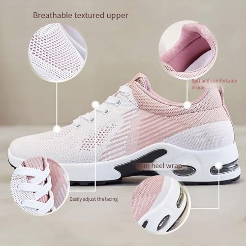 Musabela Orthopedic Shoes for Women, Musabela Orthopedic Sneakers for Women, Air Cushion Slip-On Platform Walking Shoes3