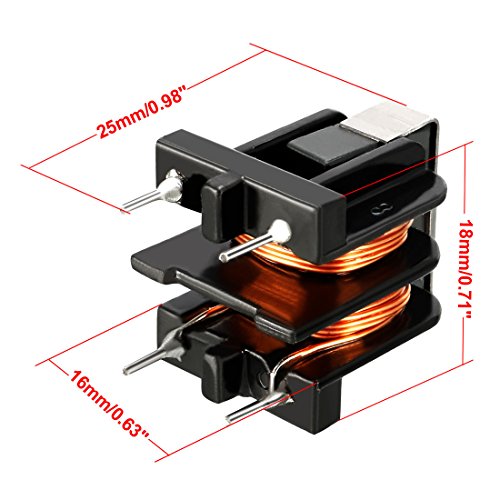 Bobinas de inducción de 10 mH Uxcell Sourcing map con núcleo toroidal para reducir ruido inductivo 6