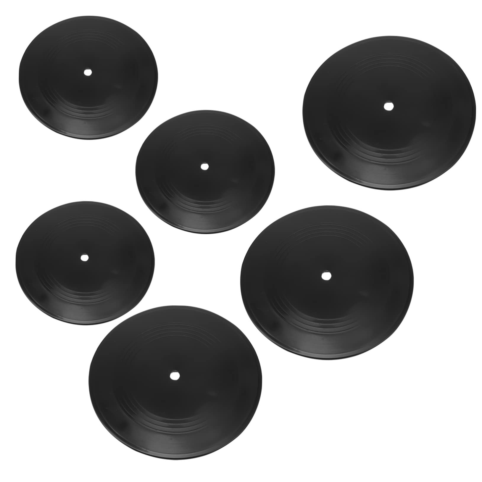 Alipis Decorazioni da Parete in Vinile Nero 12 Pezzi, Ornamenti Artistici e Retrò per Arredamento Interno, Adatti per Bar, Caffè e Ambienti Creativi