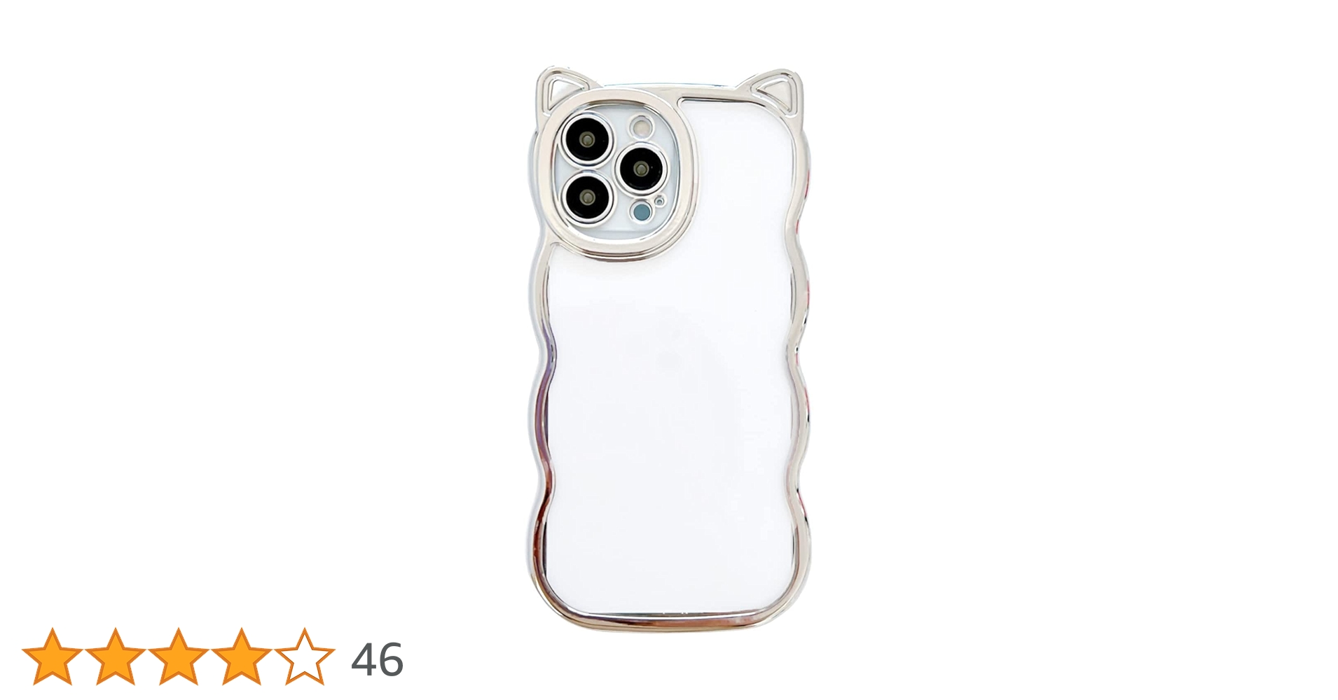 再出品ページ Amazon.co.jp: 【LuceTerra】iPhone クリアケース 猫耳