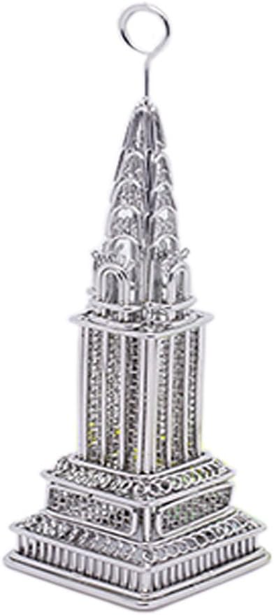 Stylish Metal Chrysler Building Memo/Message/Photo Holder Clip Desk Accessories