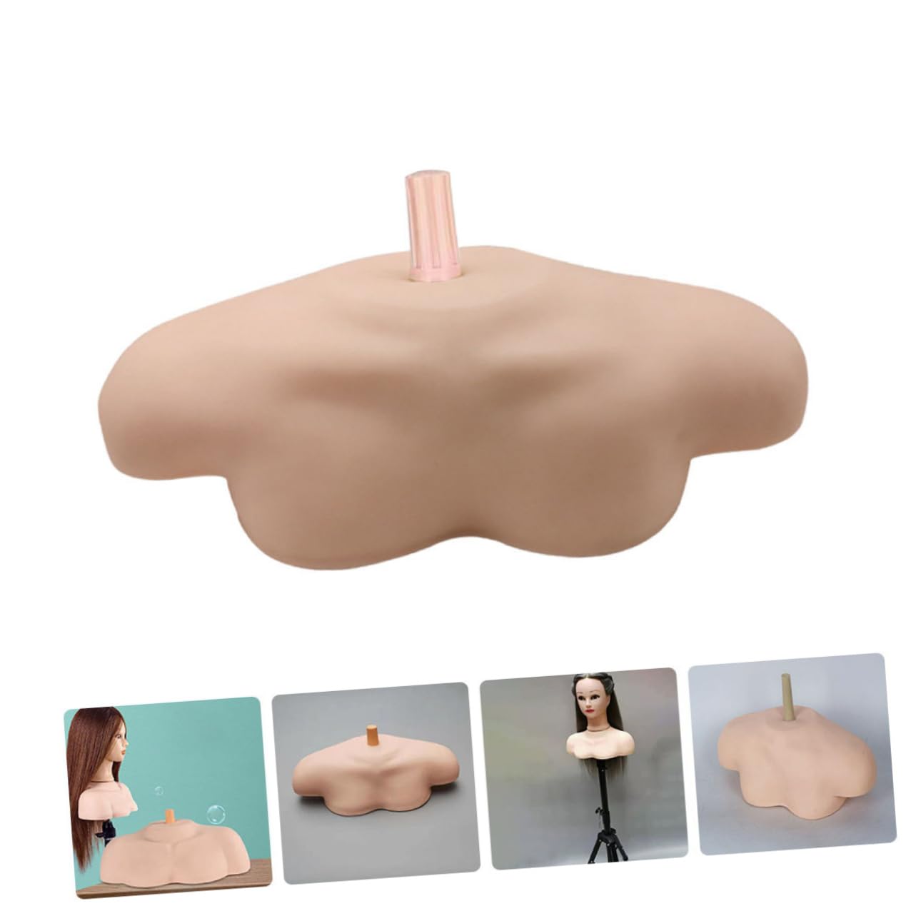 Alipis 1 Pièce Épaule Simulé pour Salon de Coiffure Support Pratique pour Démonstration Formation