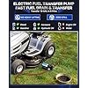 Gasoline Transfer Pump 12V, Electric Fuel Transfer Pump for Gas, Diesel, Kerosene, 120 GPH High Flow Gas Safe Transfer Pumps, Season-End Fuel Drain & Transfer for Trucks, Tractors, Mower, Boats