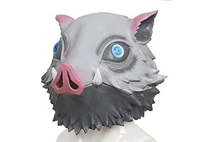 Premium Inosuke Mask Cosplay: Unleash the Demon Slayer within