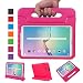 Produktbild NEWSTYLE Samsung Galaxy Tab E 9.6 Zoll Hülle Eva Stoßfeste Schutzhülle Tragbar für Kinder mit Ständer Schutzhülle Standfunktion für Samsung Tab E SM-T560/SM-T561 9.6 Zoll Tablet,- Rosa