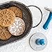 Nordic Ware Snowflake Cookie Stamps (Set of 3), Sturdy Cast Aluminium Cookie Stamp Set, Cookie Press Set Made in the USA, Sturdy and Durable Biscuit Maker Press Set