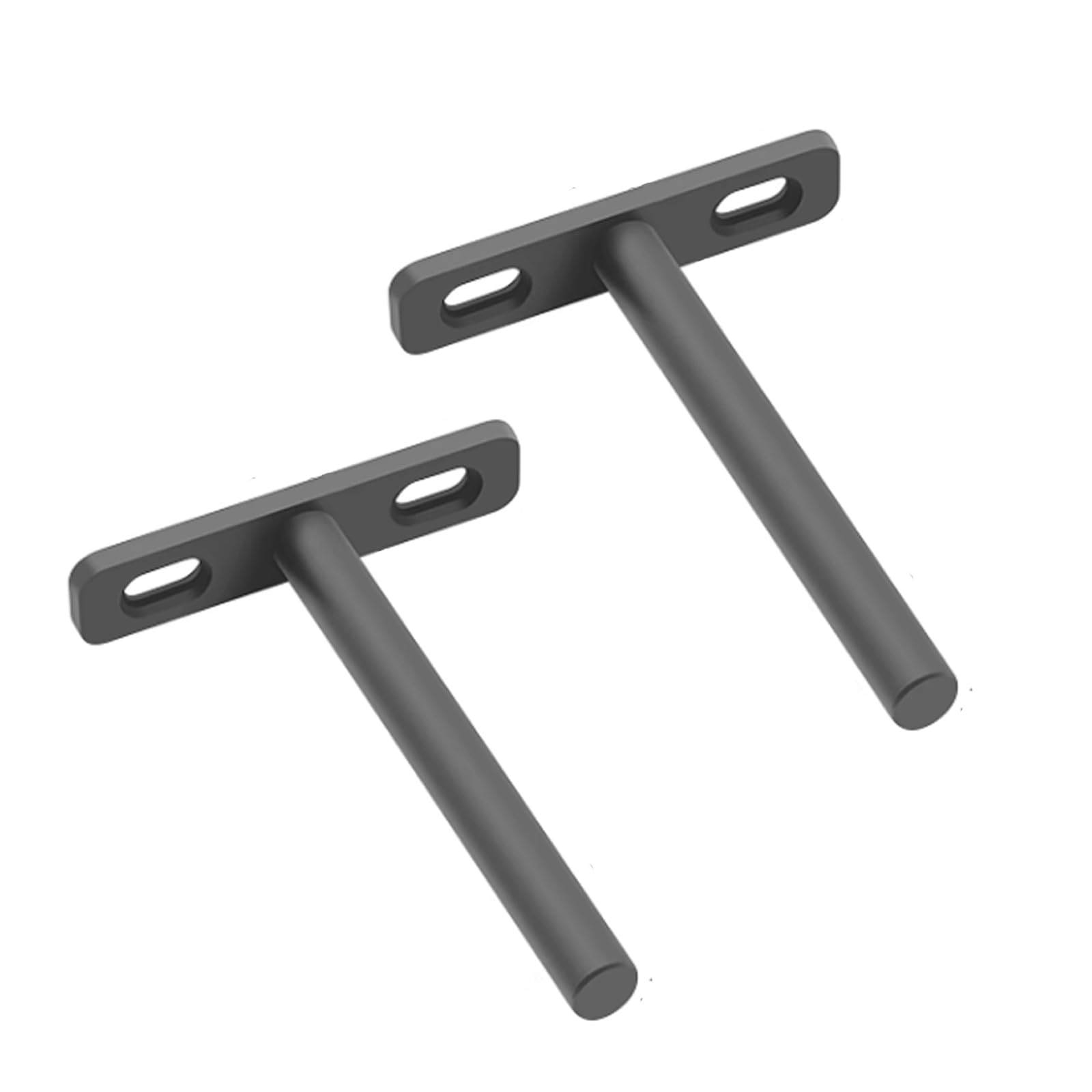 Staffe per mensole resistenti, 2 staffe per mensole galleggianti, robuste staffe in acciaio laminato a freddo, supporti invisibili per mensole, staffe nascoste da parete, staffe decorative in leg