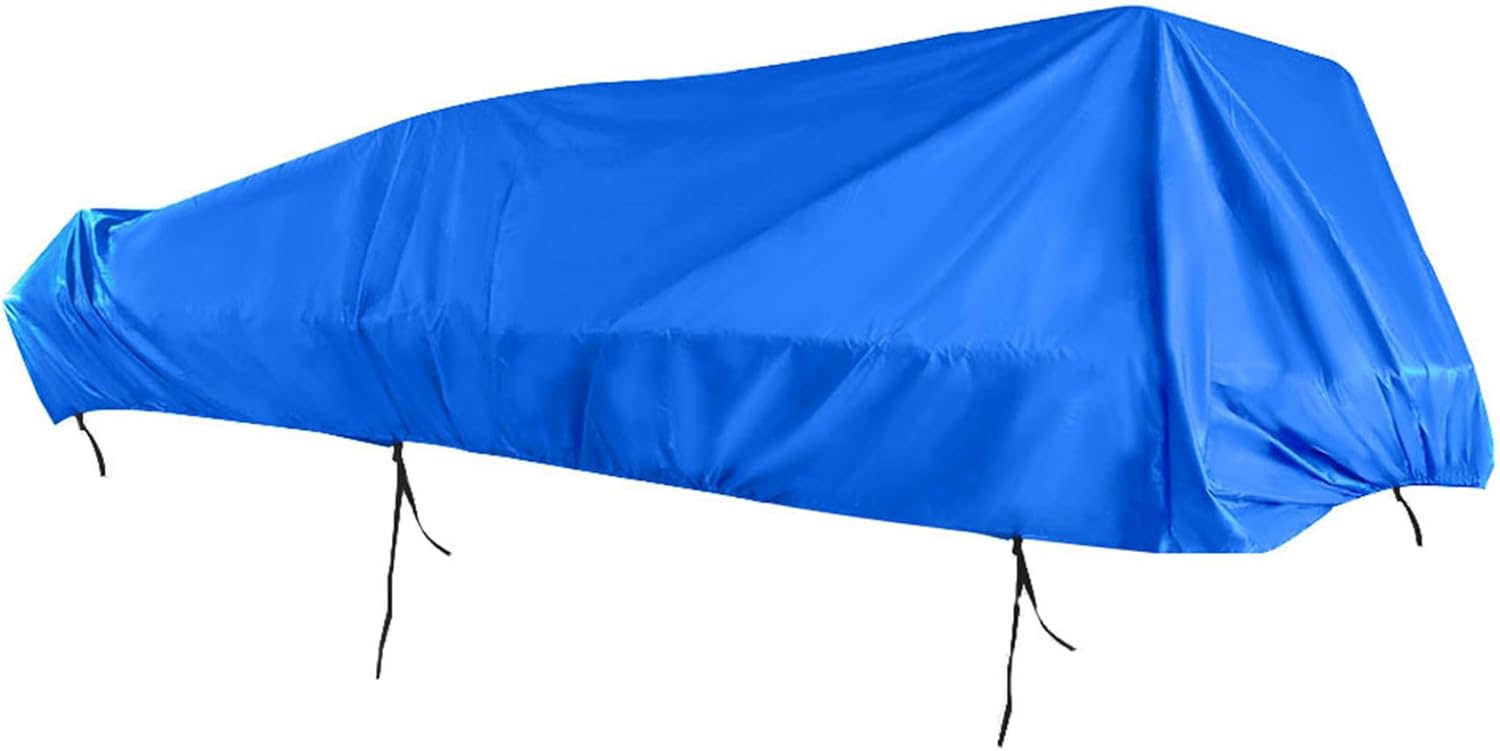 munirater Length 21-24FT Blue Heavy Duty Trailerable Pontoon Boat Cover Beam Width Up to 102 inch