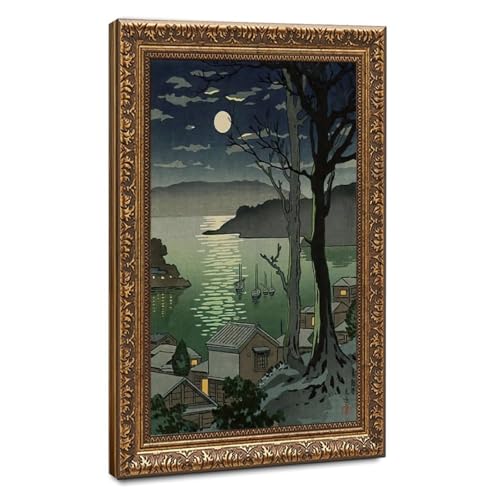 Tableau sur toile Tsuchiya Koitsu Maizuru Harbor impression haute définition