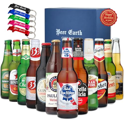 誕生日プレゼント ビールギフト 世界のビール 12本 飲み比べ ギフトセット 12ヵ国 全品正規輸入品 瓶ビール専用 強化梱包 BEER EARTH GIFT BOX - BEER EARTH GIFT BOX - 商品画像