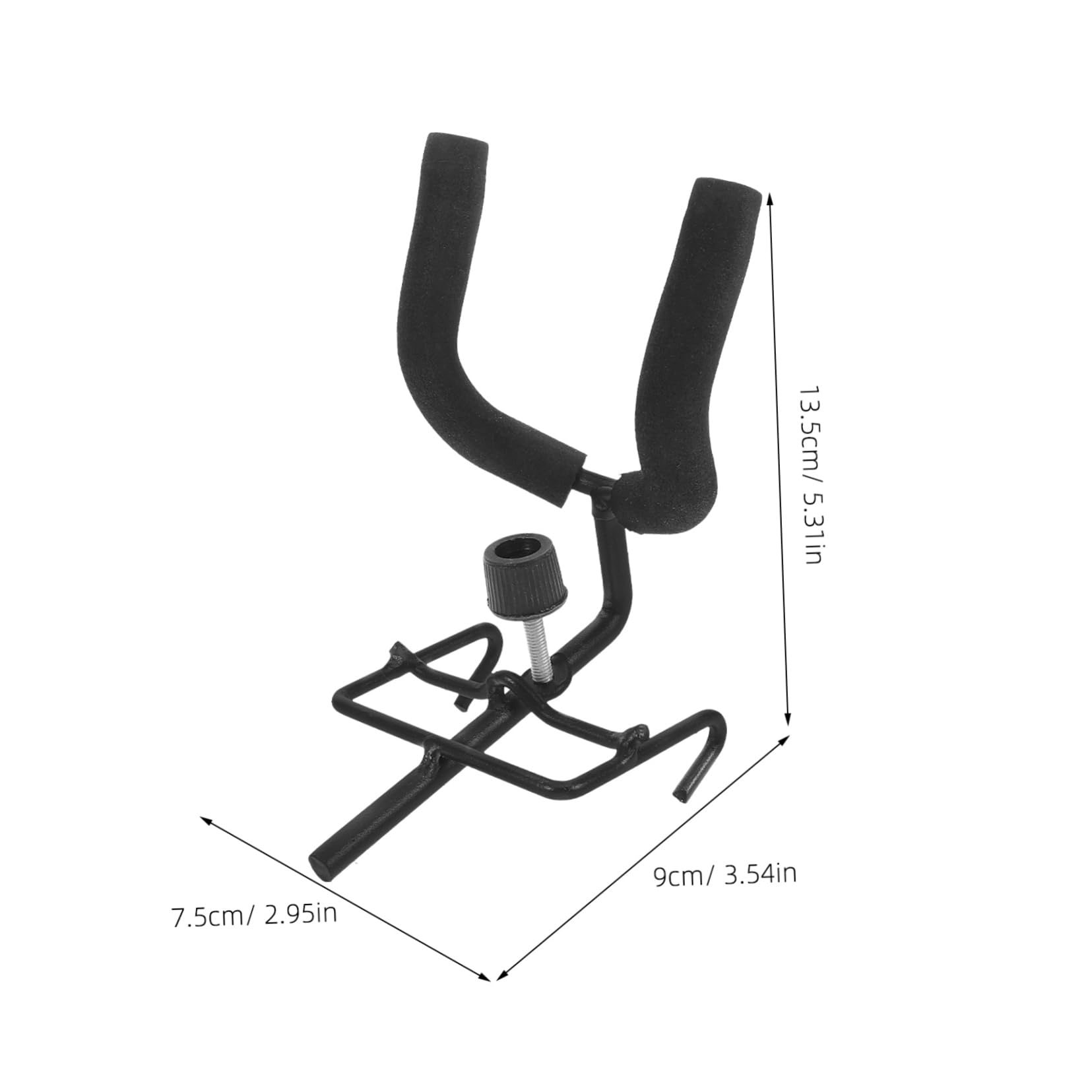 Toyvian Decorative Guitar Wall Mount Hanger Hook Space Saving Rack for Guitars Ukuleles Violins Quick and Easy Installation Sturdy Design Multi Instrument Compatibility