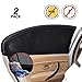 2 Pièces Pare Soleil pour Vitre de Voiture, Sac de Rangement fourni, Pare-Soleil Voiture Bébé, Enfants et Animaux de Compagnie, Compatible avec la Plupart des Auto