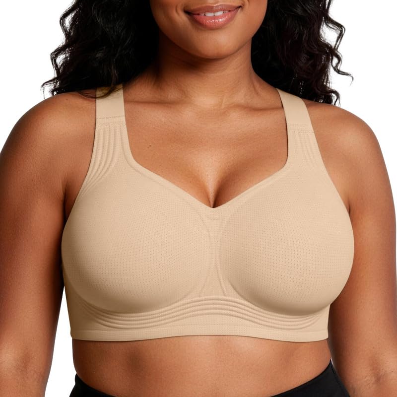 Image of ProKloud Jelly Bras for Women No Underwire Wireless Bra with Support and Lift Full Coverage Plus Size Comfy Seamless Bra
