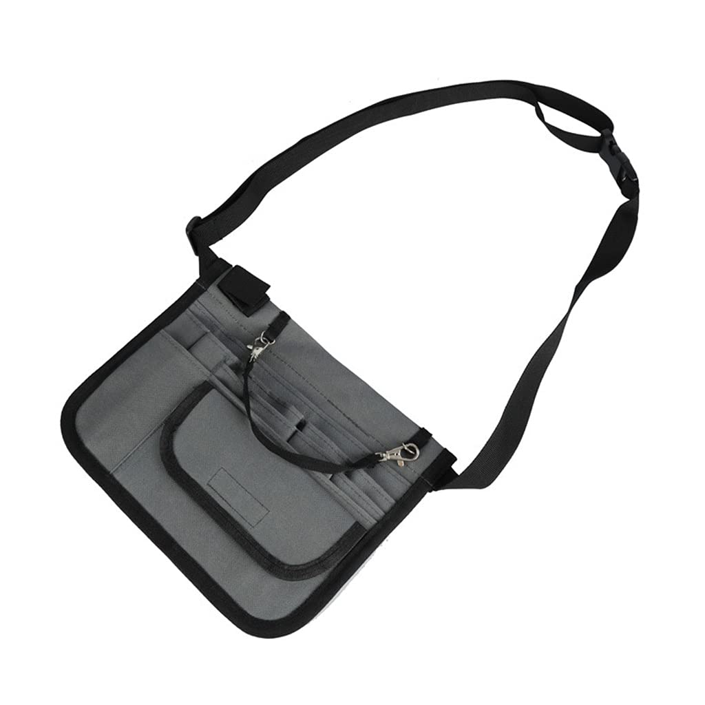 Nvoqilin Men's Grey Electrician Waist Tool Bag Great Handyman Father For Organize And Hold Tools When Working High-Capacity Tool Pouch Organizer For Electrician