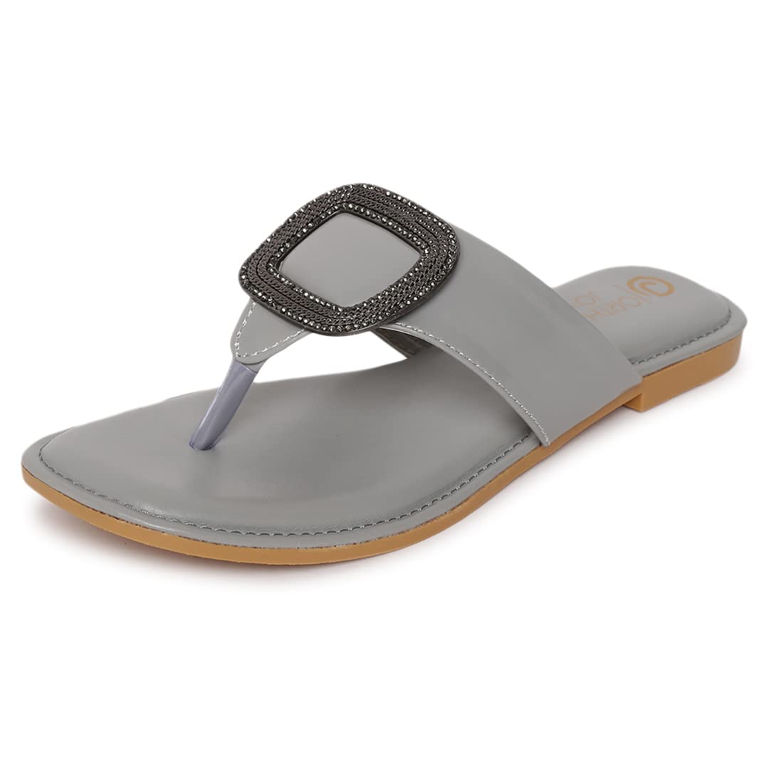 ORTHO JOY Fancy doctor slippers | Soft chappal for women | Comfortable Casual flat sandals (B09Y5VJX3Z) Amazon Price History, Amazon Price Tracker