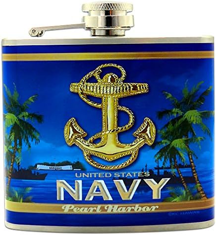 Navy Flask 5 Fl. Oz.
