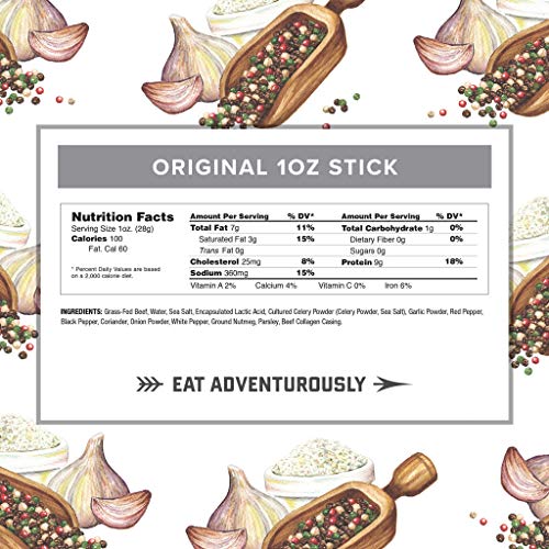 image for Original Beef Sticks by Country Archer, 100% Grass-Fed, Certified Keto