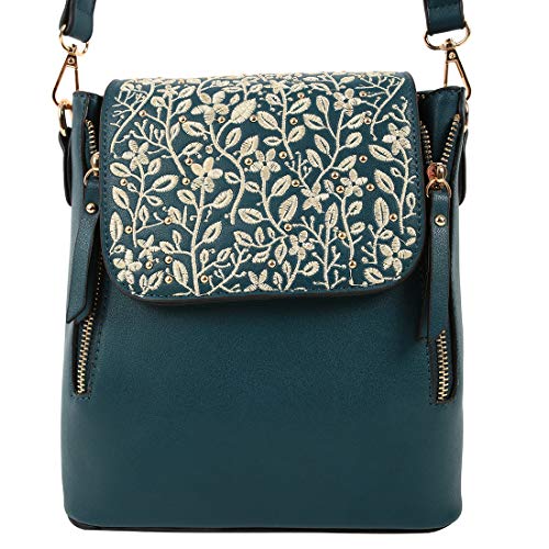 Image of Chumbak Crossbody Sling Bag for Women | Stylish Printed Canvas Box Sling bag | Multipurpose Daily use Bag for Office /College /Travel