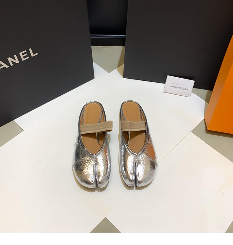 Tabi Shoes Mule Flats Split Toe Ballet Sandals Non Slip Breathable Cute Emo Y2K Kawaii Fashion Trendy Elegant Dressy Pumps Office Business Spring Summer Fall Outdoors Gifts for Daughter Back to School2
