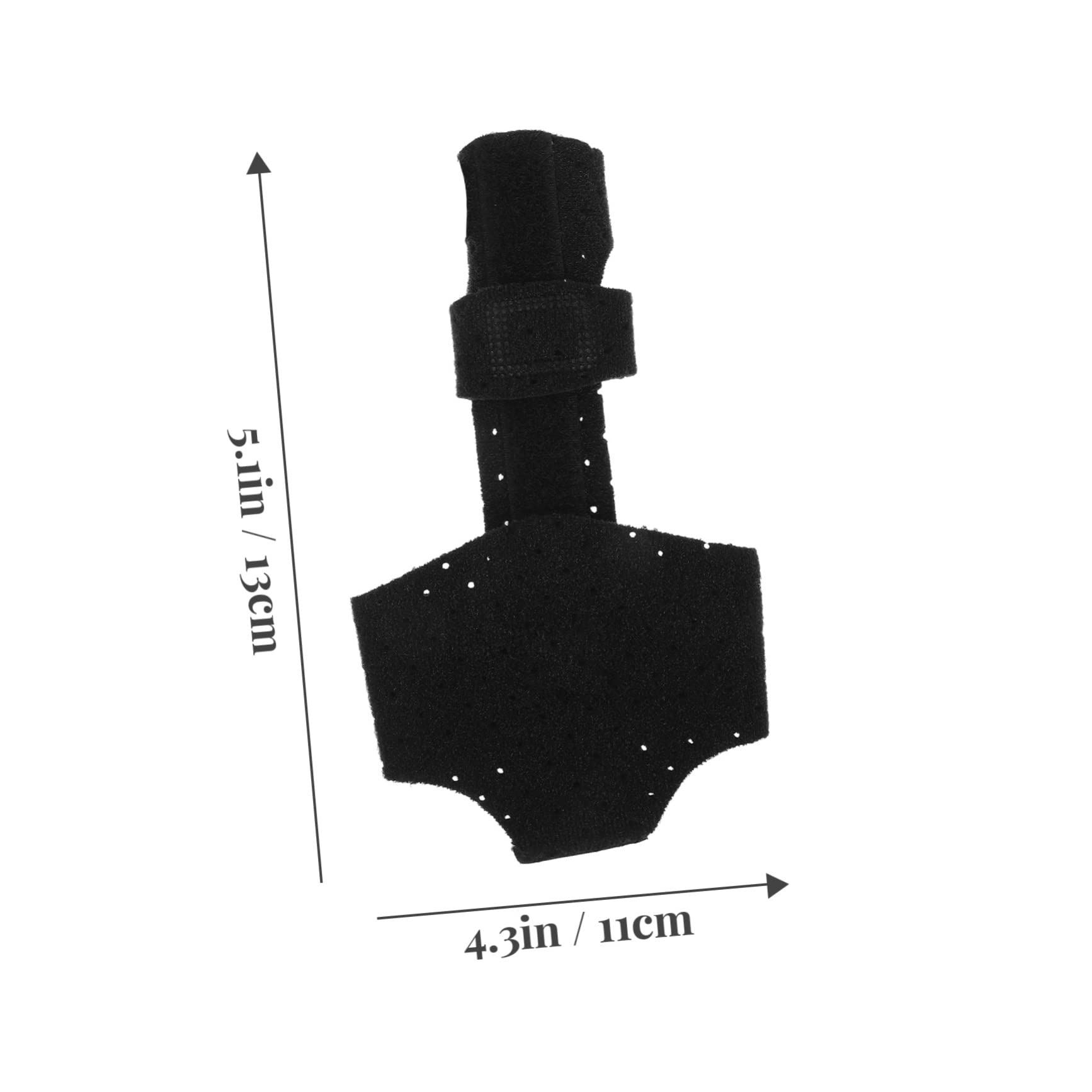 Healeved Splint Broken Extension Tool Adjustable Stand Full Hand and Wrist Splint Thumb Splint Wrist Brace Full Brace Support Aluminum Alloy Steel Plate Black