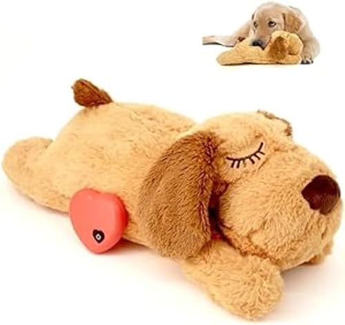 Miniatura 1 de BESTIPALS WHERE YOUR FUR PALS ARE OUR PRIORITY Hearbeat Companion - Juguete de peluche para aliviar la ansiedad para perros y gatos grandes y