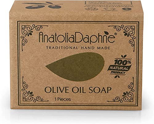 Olive Oil Soap Bar - Handmade 100% Pure Natural & Vegan - 5.7 Oz Each Bar (9 Bars) #TOP1