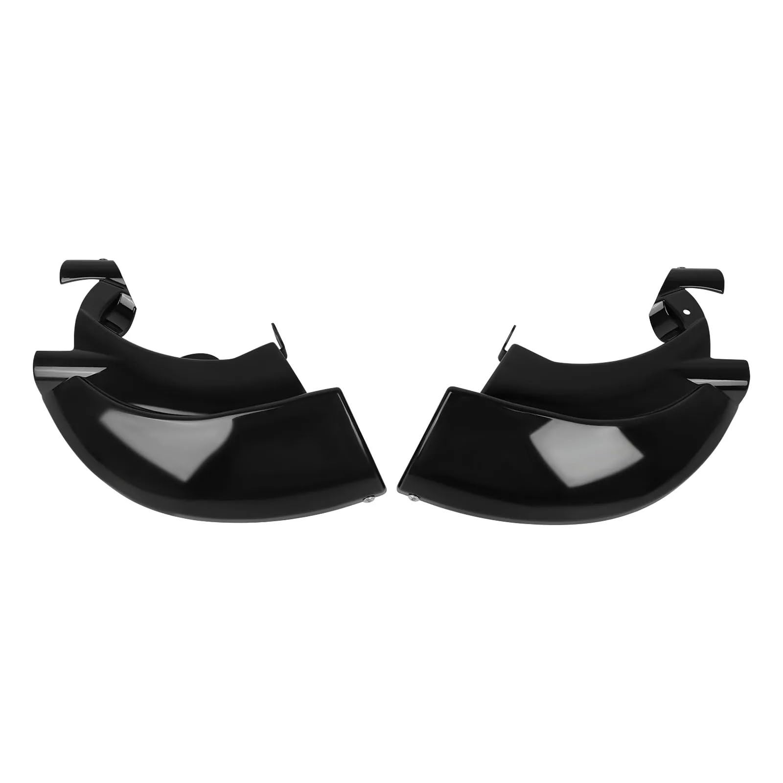 Compatible con Cubierta Lateral refrigeración Pinza Freno ABS | Ajuste la dirección del flujo de aire y evite que los desechos del camino bloqueen la ventilación.(Glossy black)