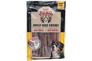 Cadet Toro Bully Hide Chews 12 Pack: The Beefy Treat for Big Dogs