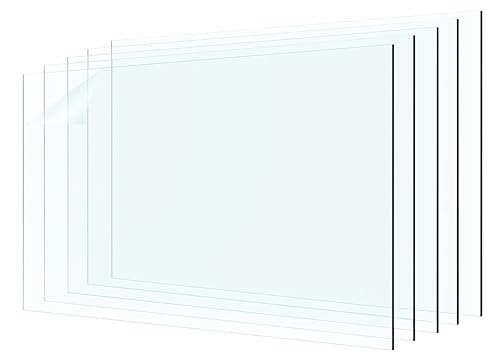 Hojas acrílicas de 18 x 24 pulgadas, láminas de policarbonato de 0.04 pulgadas de grosor, ideales para vidrio de reemplazo de marcos de póster, disponible en Yaxa Peru