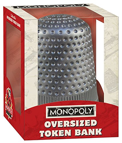 USAOPOLY Monopoly: Oversized Thimble Token Bank