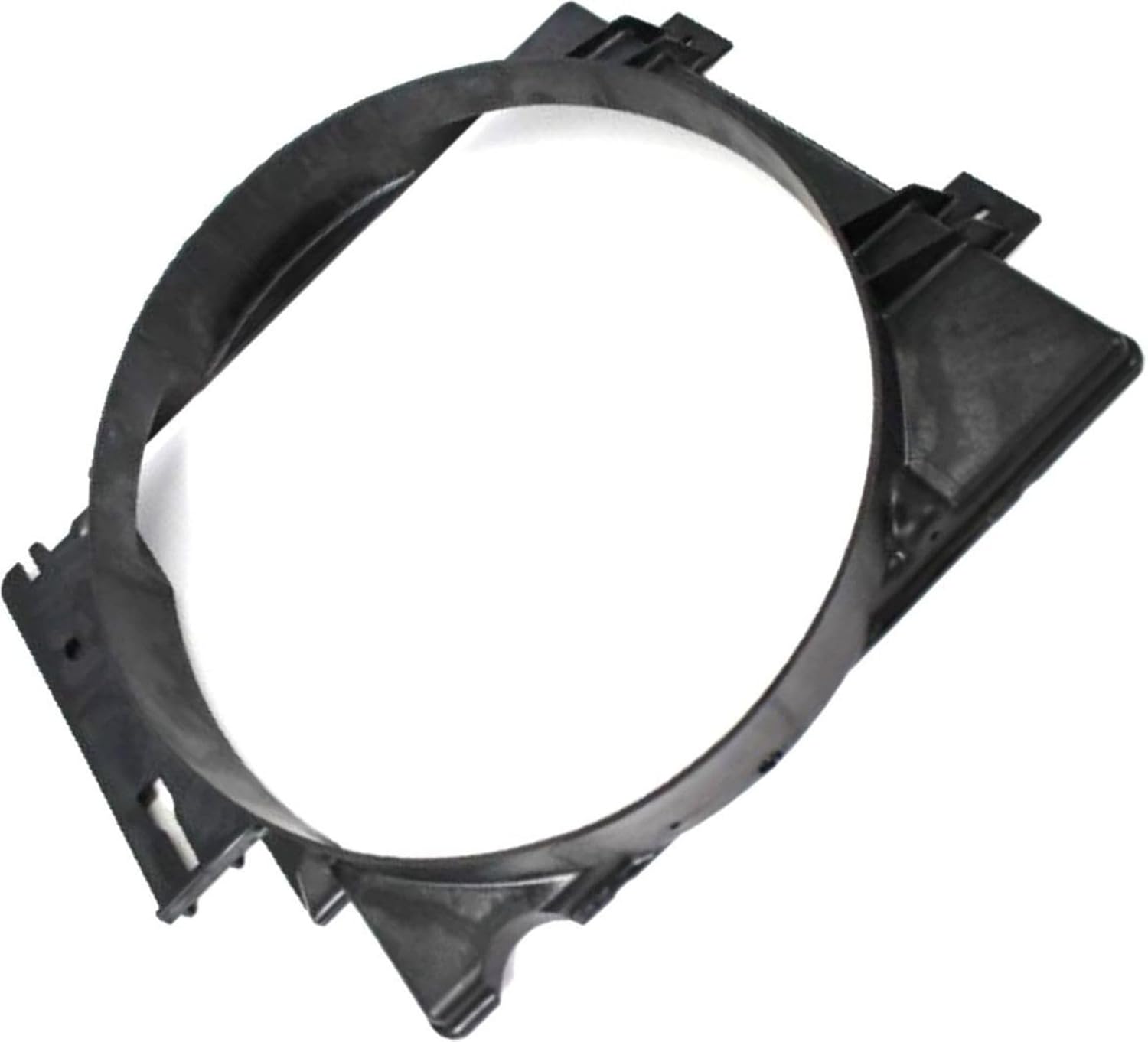 APDTY 173024 Automotive Cooling Fan Shroud; Left Hand Drive Models Only; Compatible With 4.0L L6 GAS OHV Jeep Models, 1997-2006 TJ, 1997-2006 Wrangler; Replaces 52027925AC