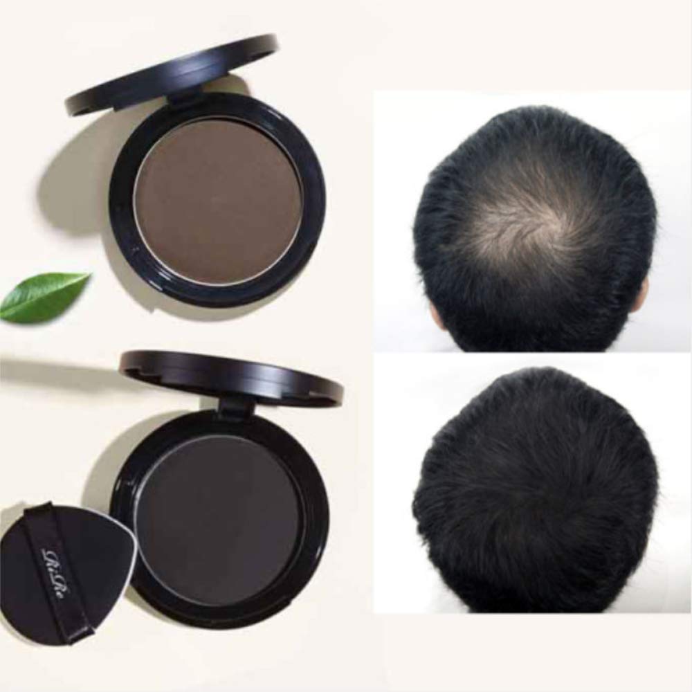 RiRe Quick Hair Instant Touch-up Cushion 14g / 0.49 oz. Cover Grey Hair, Portable Size (Natural Black)