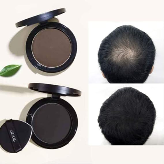 RiRe Quick Hair Instant Touch-up Cushion 14g / 0.49 oz. Cover Grey Hair, Portable Size (Natural Brown)