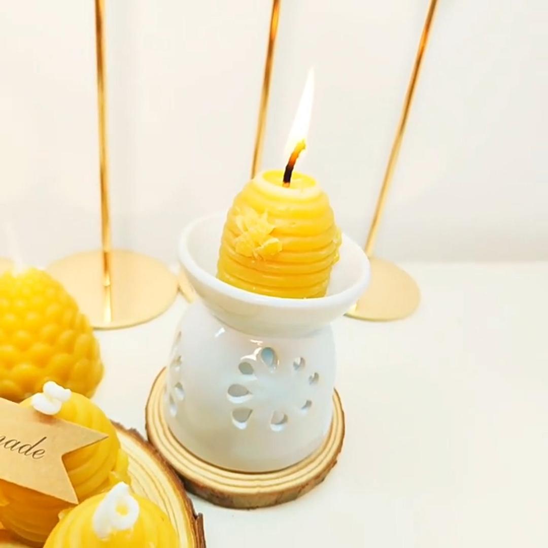 Xidmold 3-Piece Bee Gnome Silicone Molds - For Candles, Soap, Chocolate, Resin, 3D Candle Making