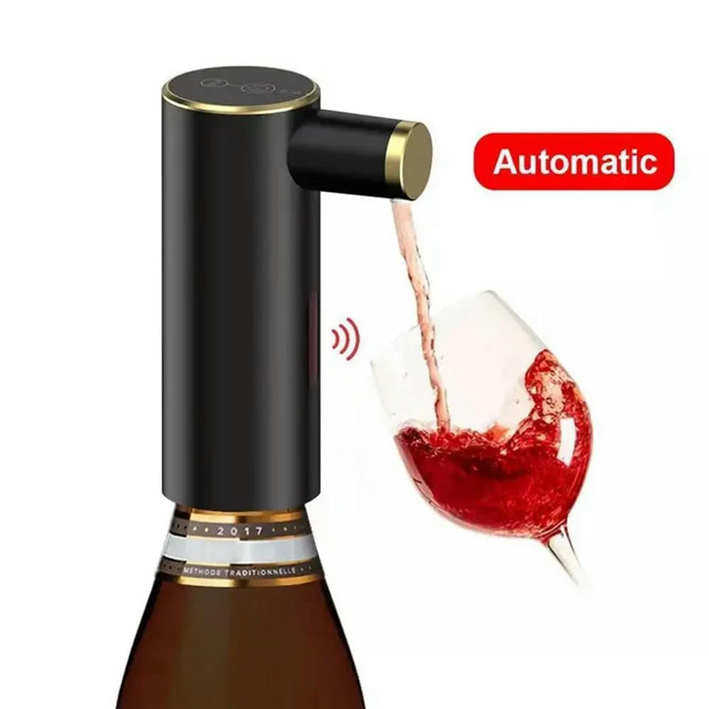 ZBDZSW - Aireador eléctrico de vino, decantador, aireador rápido, carga USB, color blanco, 1 unidad