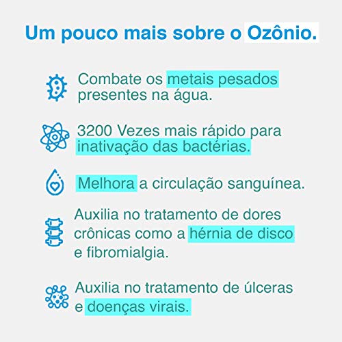 Purificador Alcalino e Ozonizado Água natural Blue Oxi (220v) (Preto)