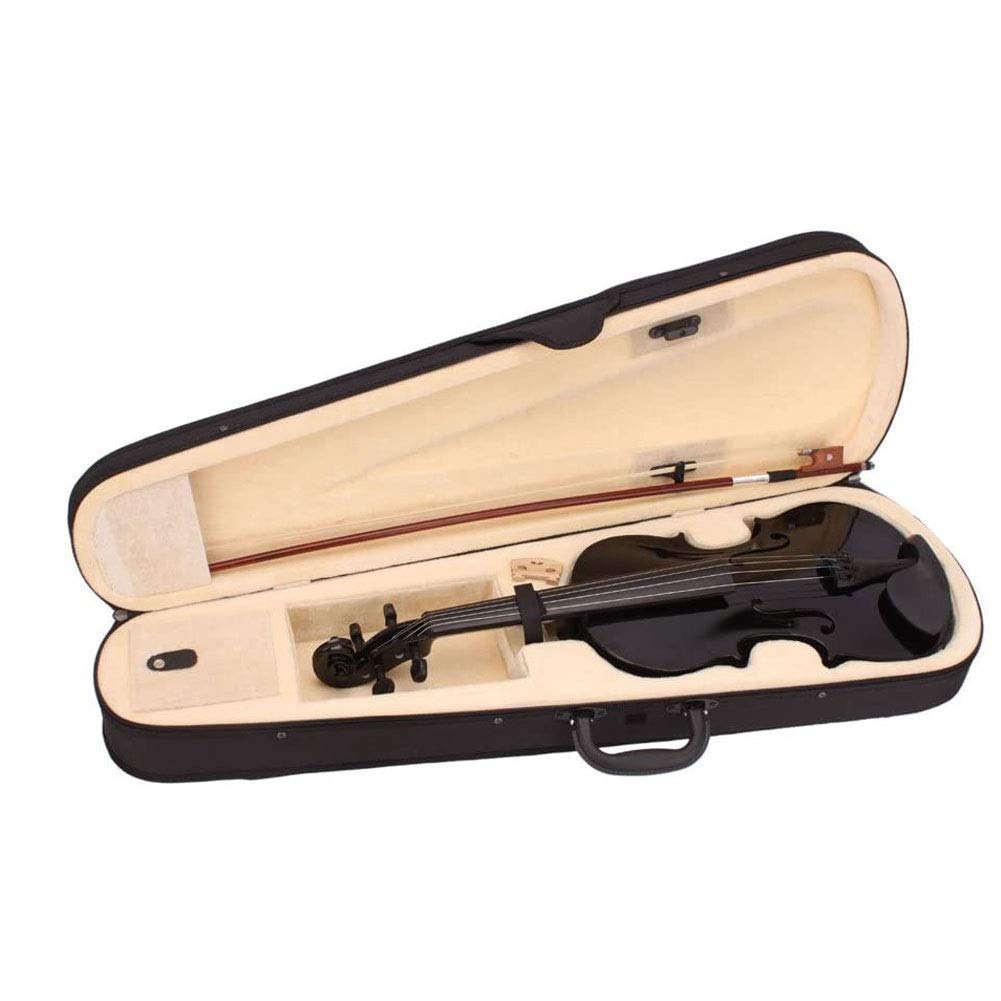Violino Standard da Studente, per Principianti, 4/4 Violino Originale di Alta qualità a grandezza Naturale Violino for Adulti Principiante Appassionato di Studenti con Custodia, Arco e colofonia