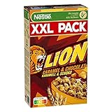 Nestlé Lion Cereals, Karamell und Schoko Cerealien mit Vollkorn, XXL Packung, 1er Pack (1 x 1kg)