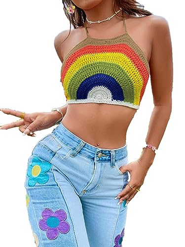 トップス RANCLIC Back ribbon ribbed summer top トップス RANCLIC Back ribbon ribbed summer top RANCLIC Back ribbon