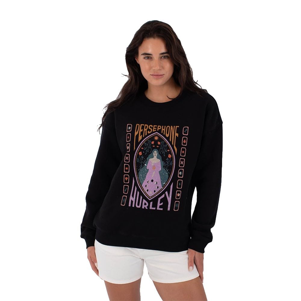 Hurley Womens - Creek Persephone Sweatshirt, Black, M EU