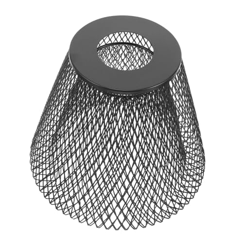 Abat-jour creux en maille métallique Hemobllo pour suspension et lustre plafonnier trapézoïdal