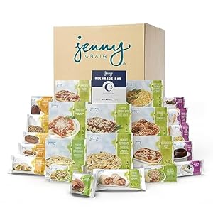 Jenny Craig 7-Day Meal Kit – Frozen Meal Kit Includes 28 Meals and 7 Recharge Bars – Enjoy Breakfasts, Lunches, Dinners, Snacks, Desserts, and the REVOLUTIONARY Recharge Bar